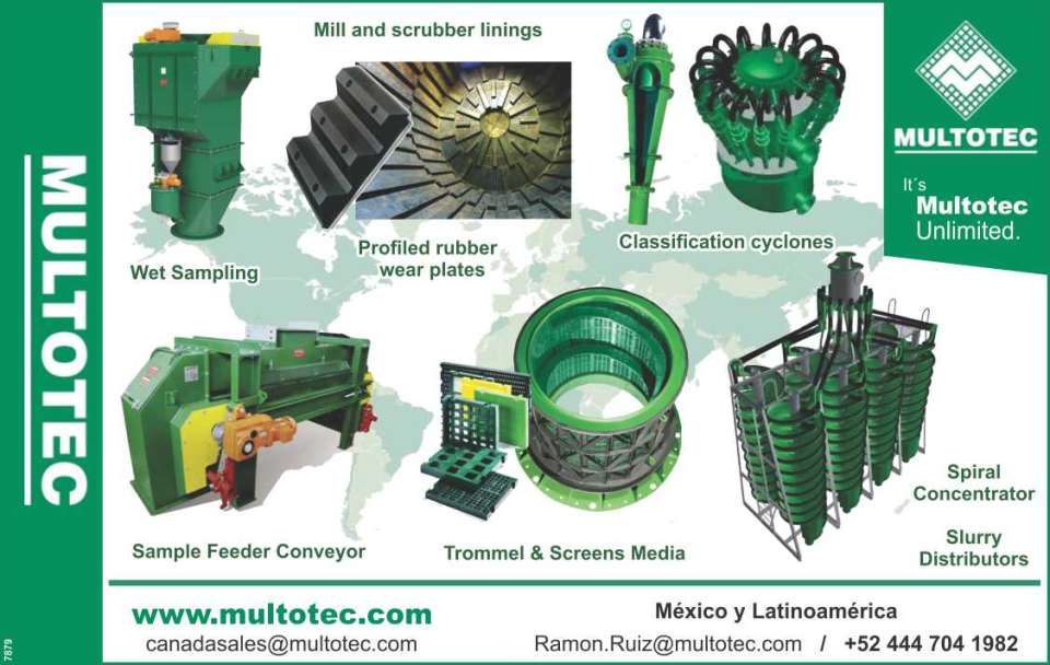 Logre sus Objetivos de Procesamiento de Minerales. Ciclones, Hidrociclones, Componentes de flotacion, Muestreadores, Separadores magneticos, Sistemas de cribado, Espirales, Filtros, Tromeles de hule.